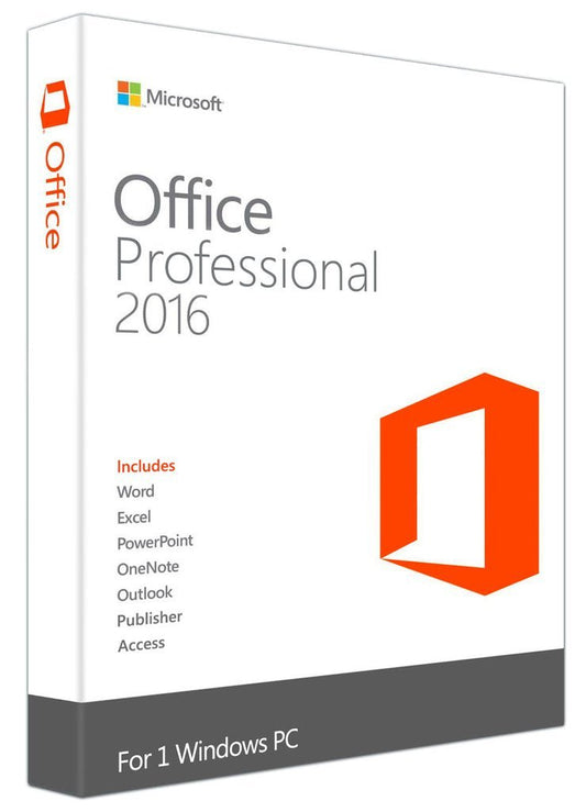 Microsoft Office Professional 2016 til Windows - e-nemtMicrosoft Office Professional 2016 til Windows
